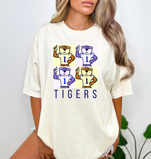 Tigers Pop Art Tee - MUDBUGSBTQ