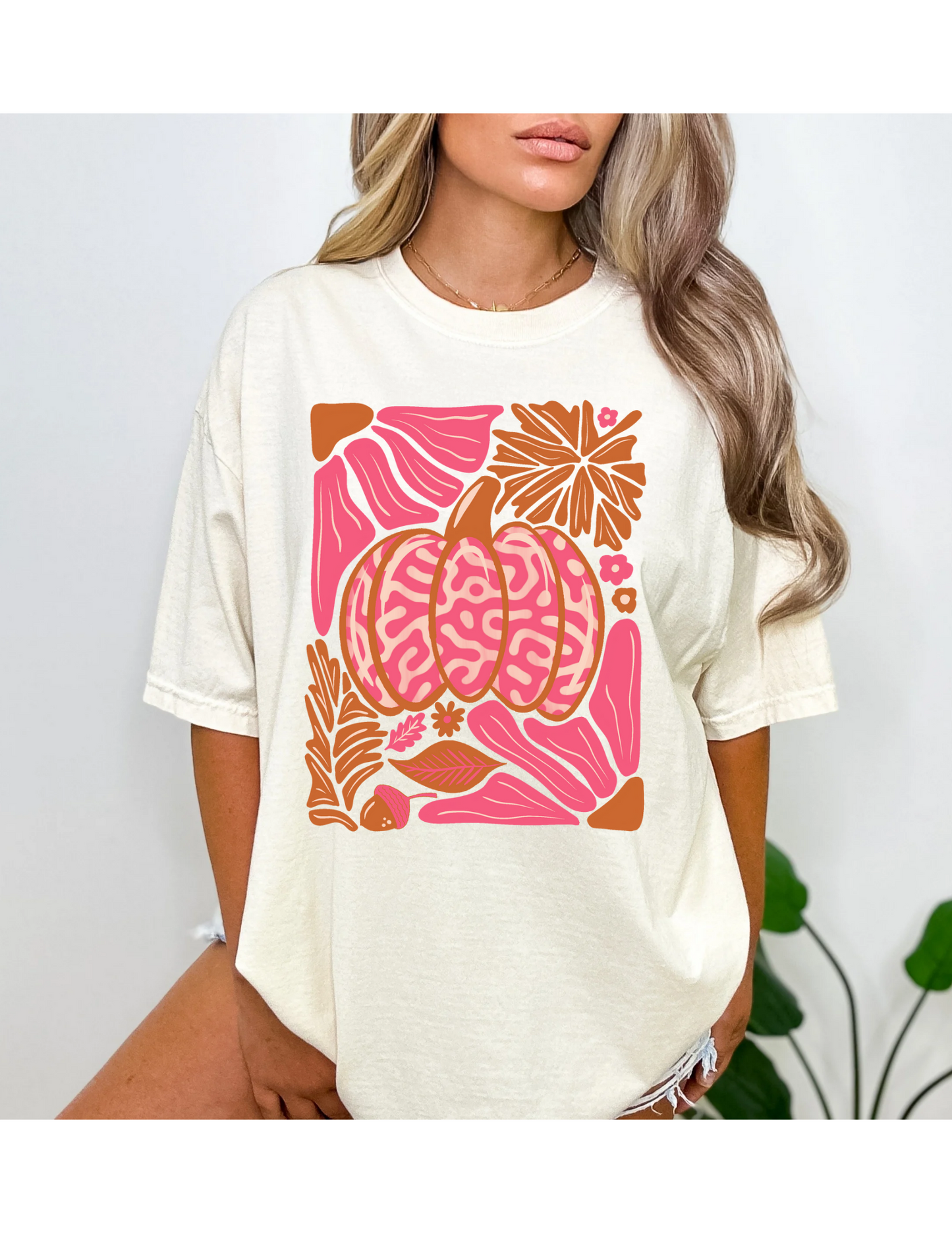 Floral Pumpkin Shirt - MUDBUGSBTQ