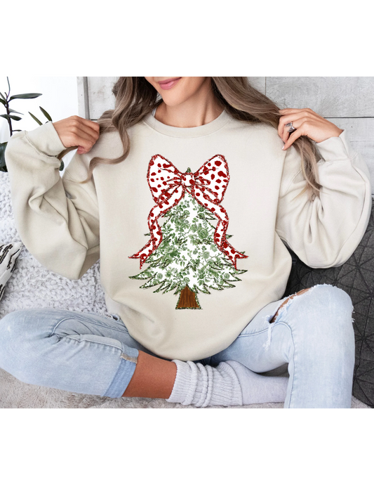 Traditional Christmas Tree Sweatshirt - MUDBUGSBTQ