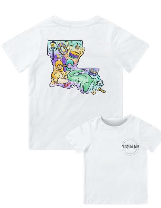 Mardi Gras in Louisiana Shirt - MUDBUGSBTQ
