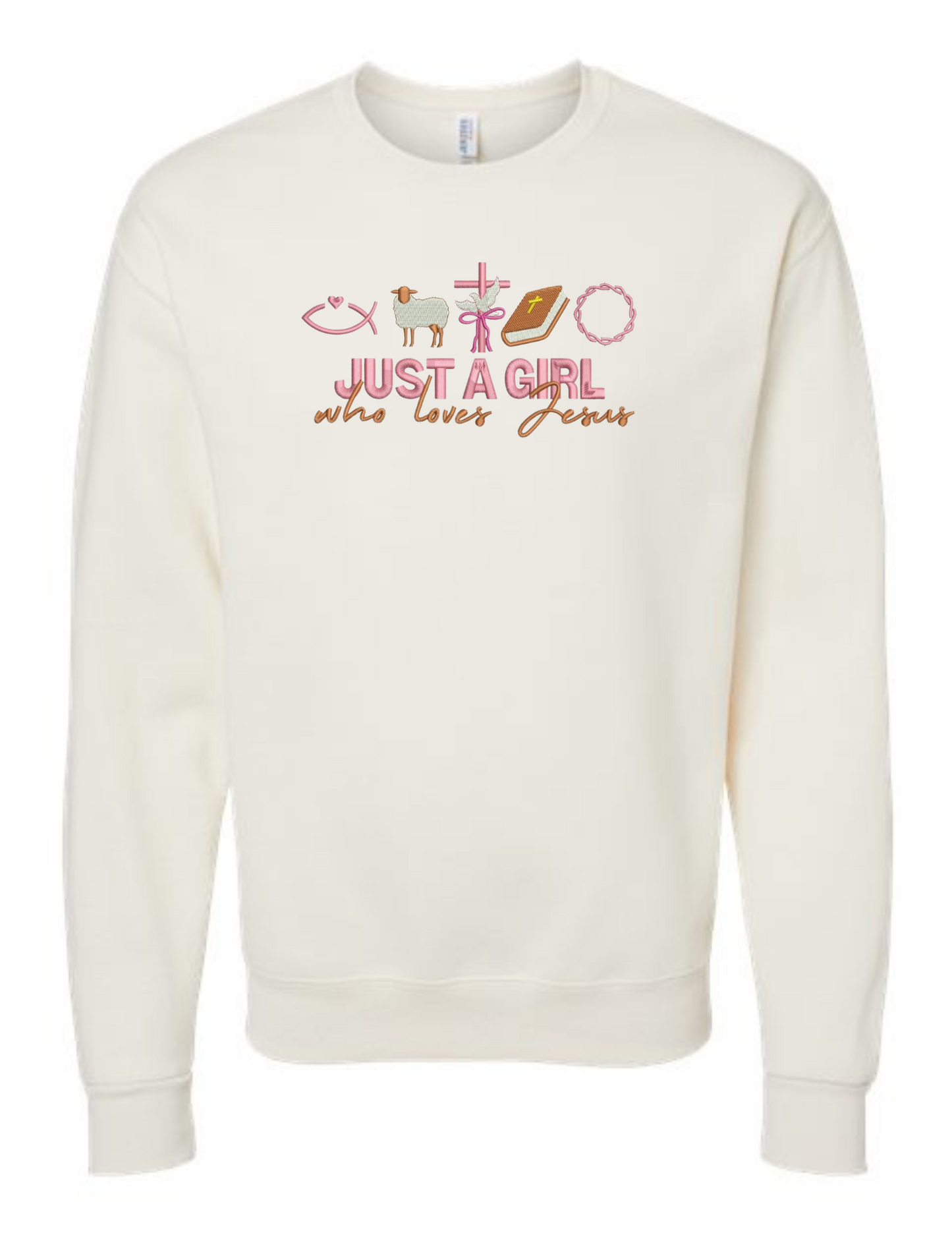 Just A Girl Who Loves Jesus Sweatshirt