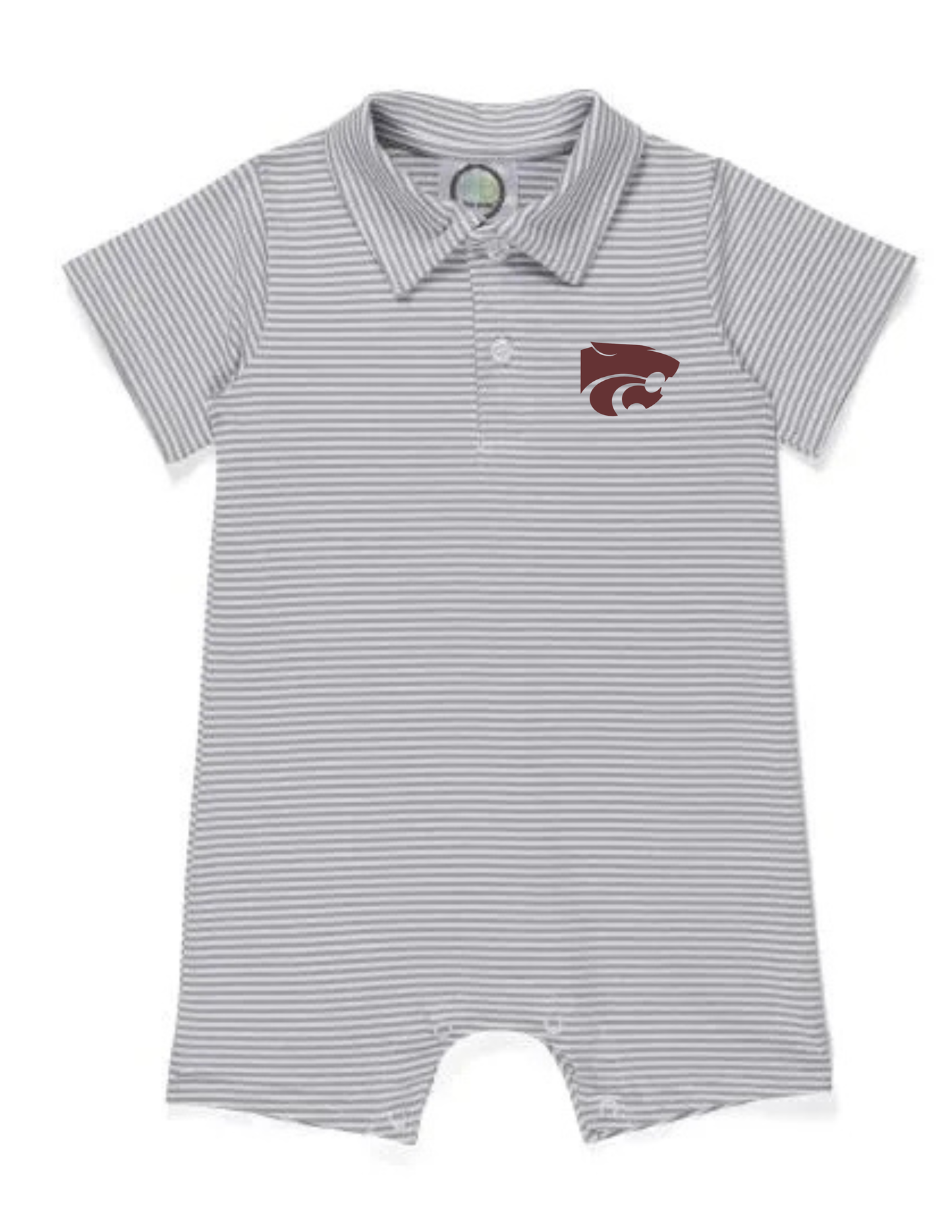 Boys Wildcat Polo Romper