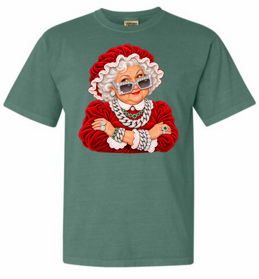 Mrs. Clause Means Business Tee - MUDBUGSBTQ