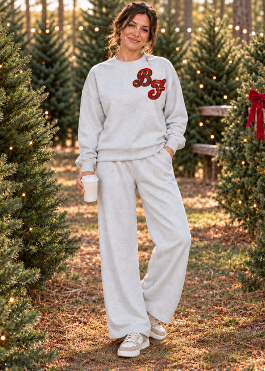 Merry & Monogrammed | Personalized Crewneck or Scuba Set - MUDBUGSBTQ