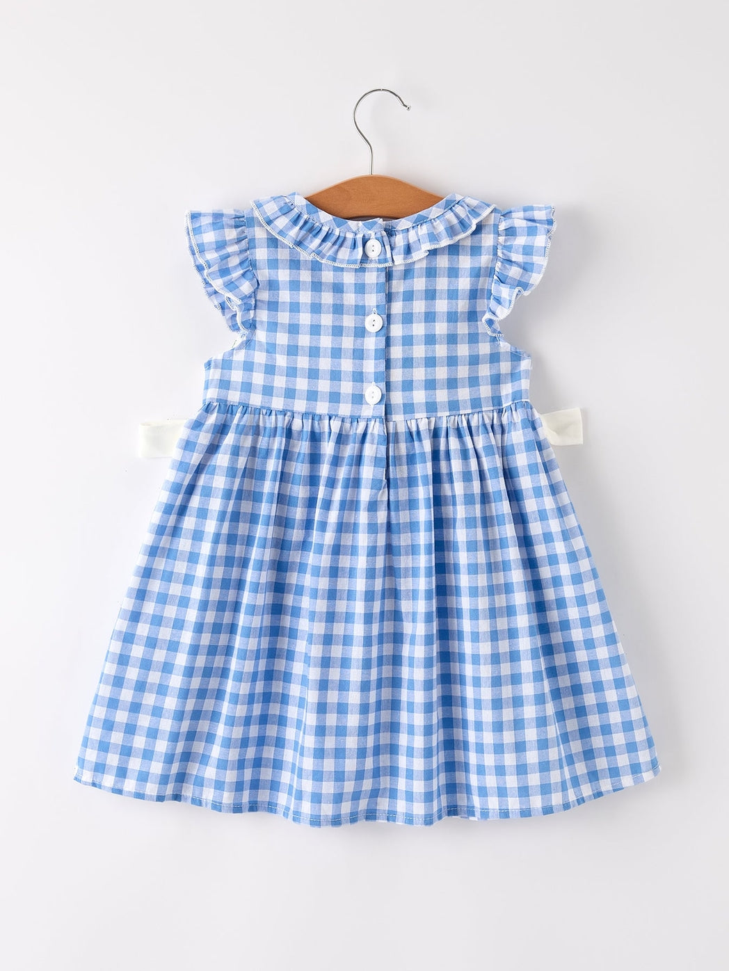 Blue Pumpkin Smocked Dress - MUDBUGSBTQ