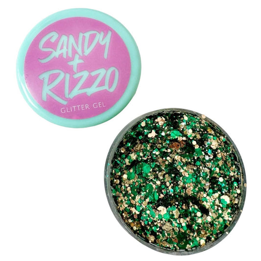 Green & Gold Glitter Gel - MUDBUGSBTQ