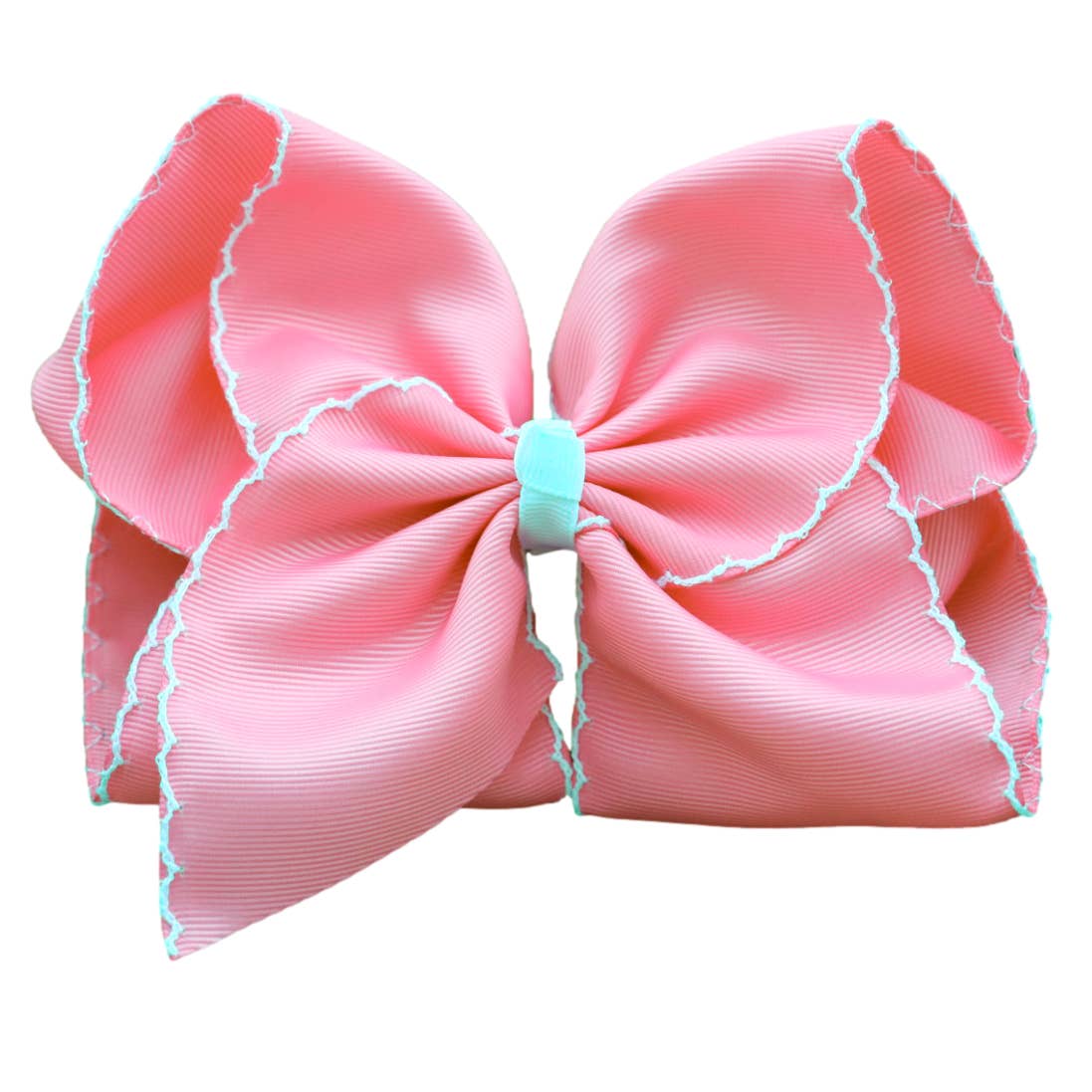Moon Stitch Hair Bow - MUDBUGSBTQ