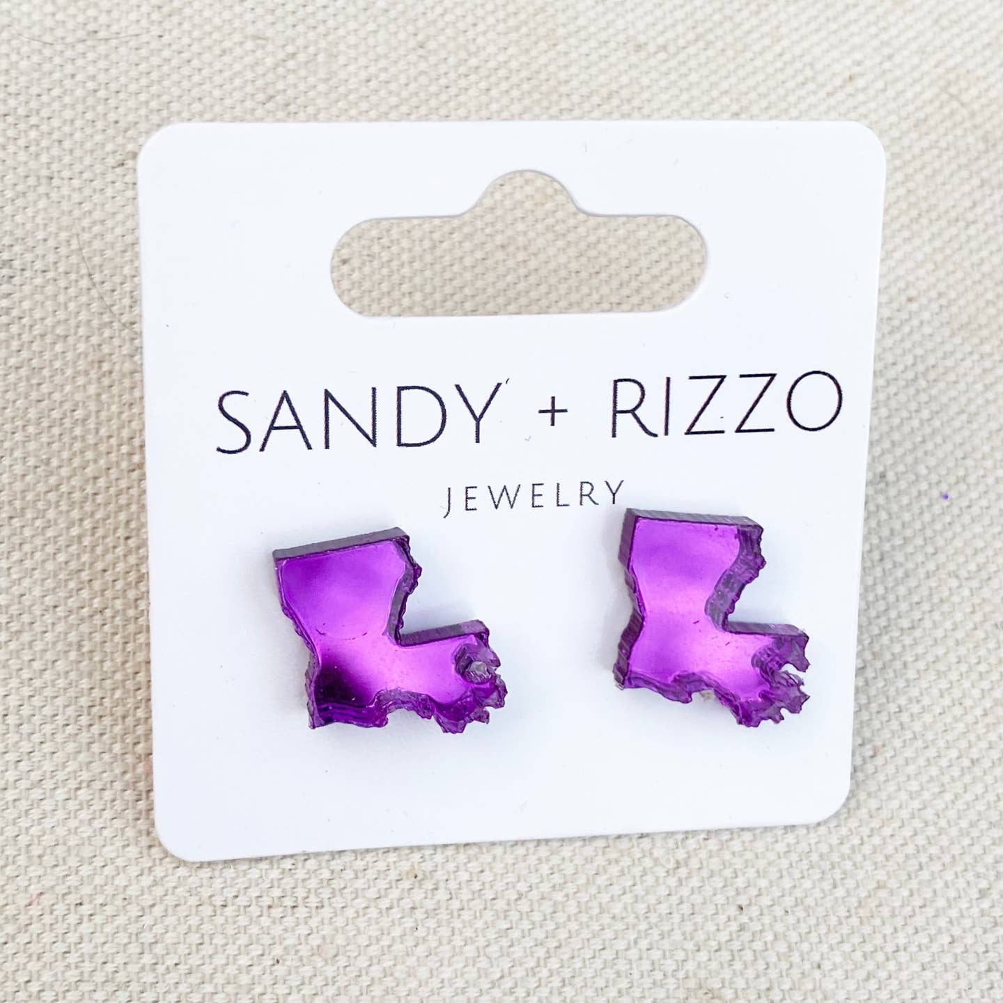 Purple Louisiana Studs - MUDBUGSBTQ