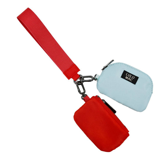 LULU MAC Double Pouch Wristlet - MUDBUGSBTQ