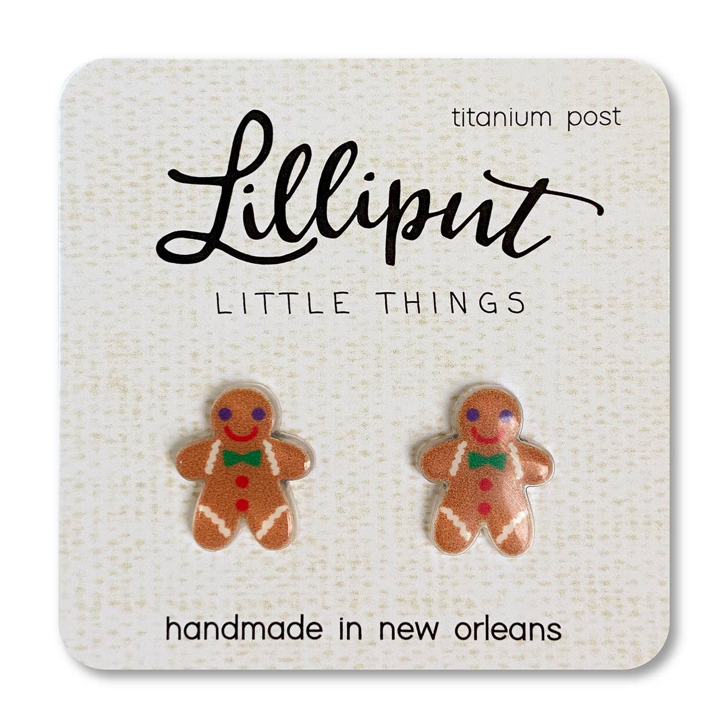 Gingerbread Earrings