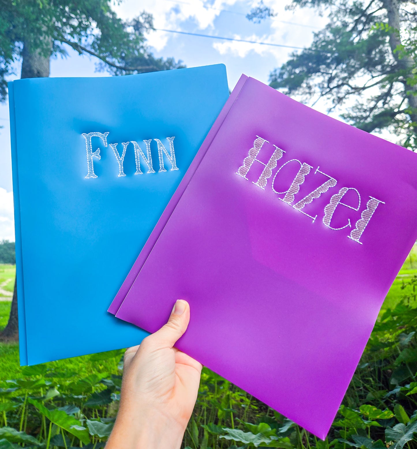Embroidered School Folders - MUDBUGSBTQ