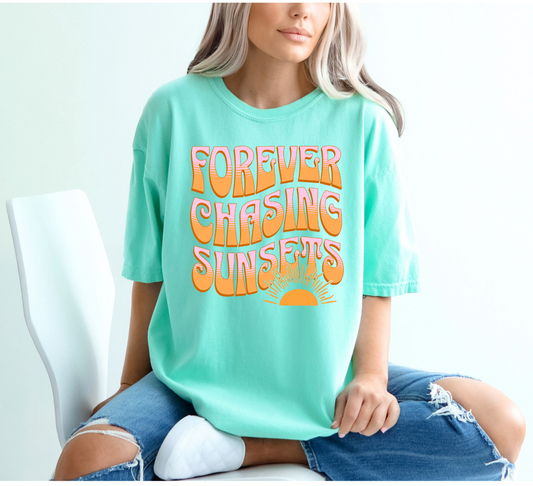 Forever Chasing Sunsets Tee - MUDBUGSBTQ
