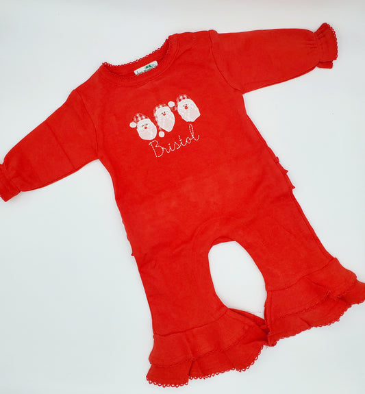 Santa Personalized Romper - MUDBUGSBTQ