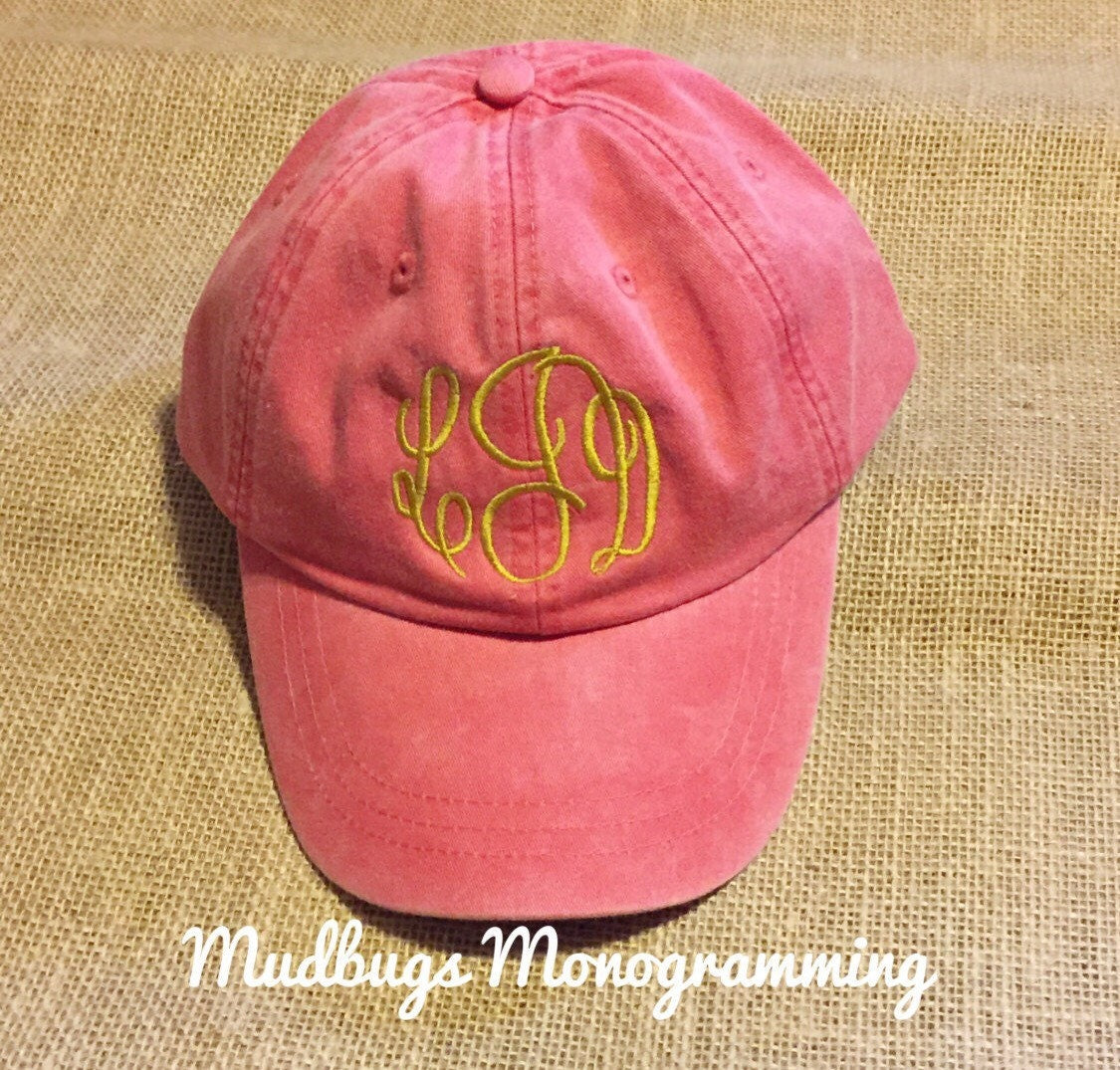 Diamond Monogram Cap - MUDBUGSBTQ