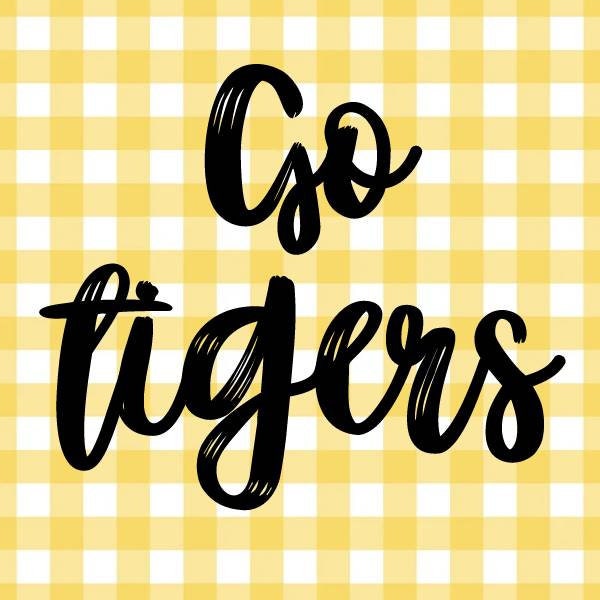Go Tigers Button - MUDBUGSBTQ