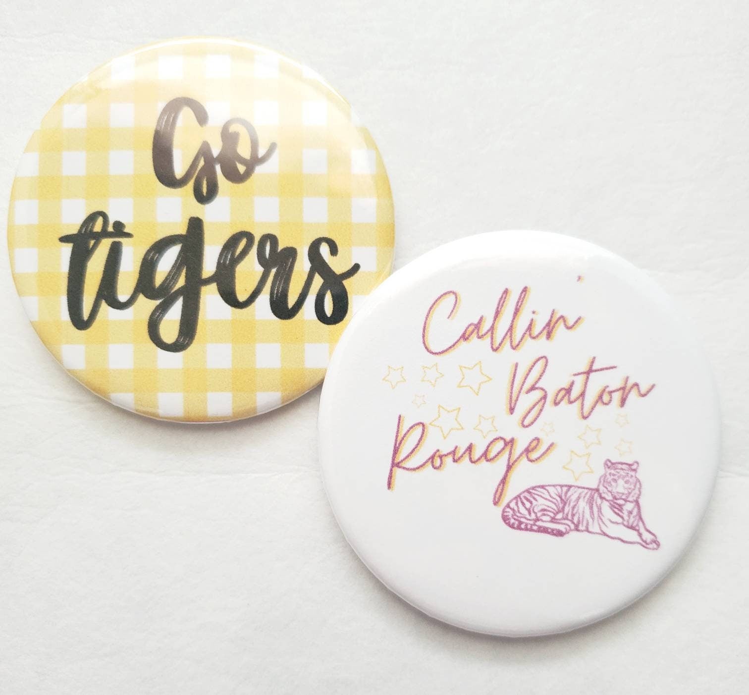 Go Tigers Button - MUDBUGSBTQ