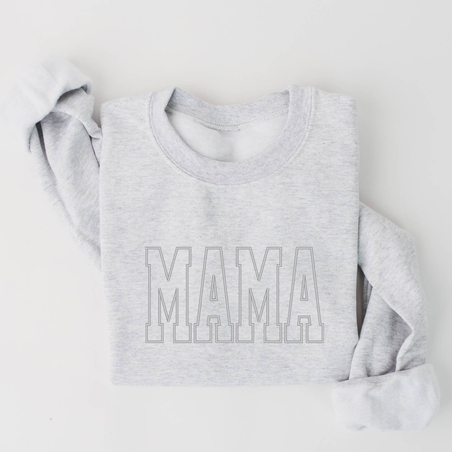 Mama Embroidered Sweatshirt - MUDBUGSBTQ