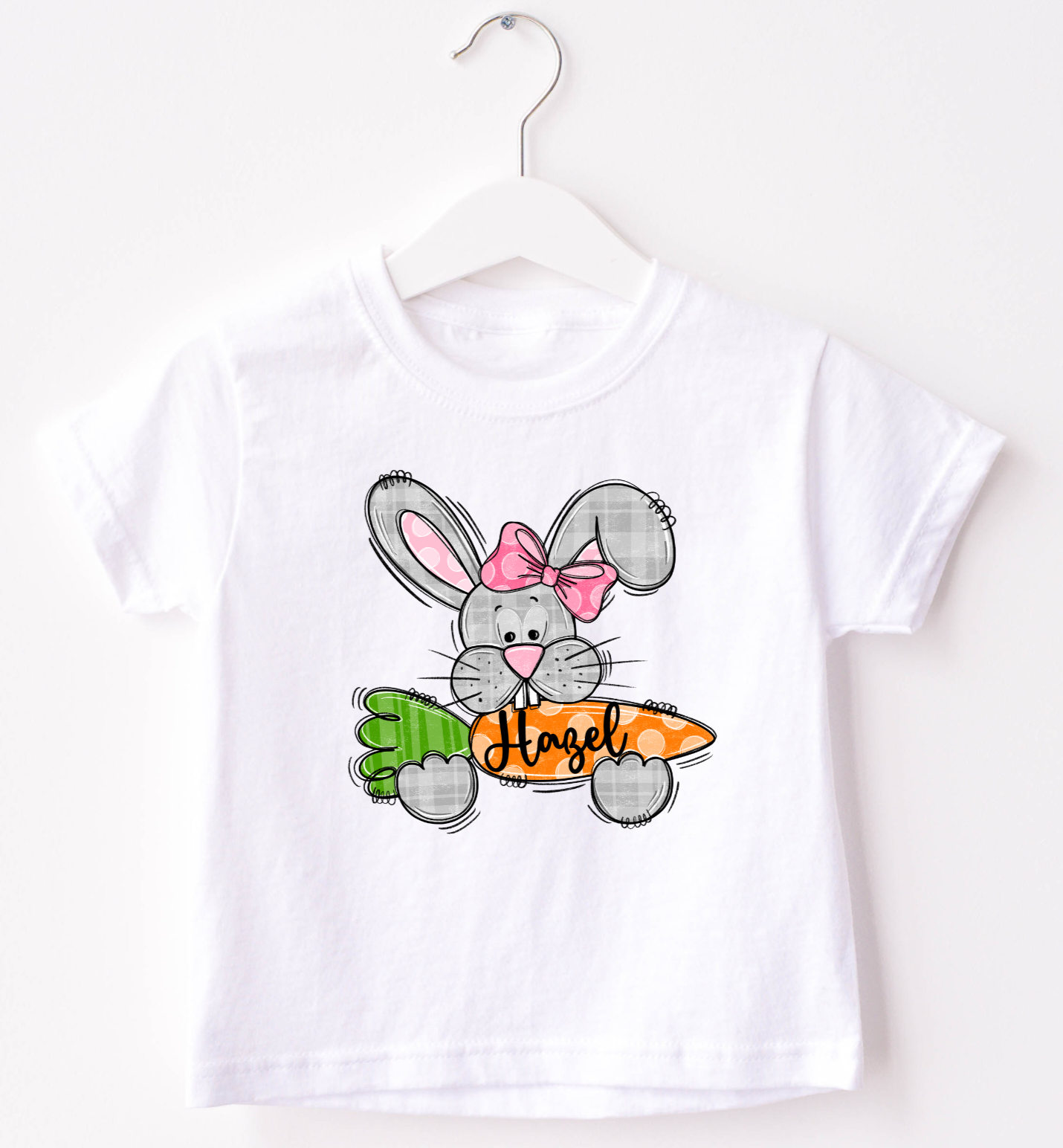 Personalized Bunny Shirt - MUDBUGSBTQ