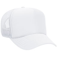 White (mid profile) Trucker Hat - MUDBUGSBTQ