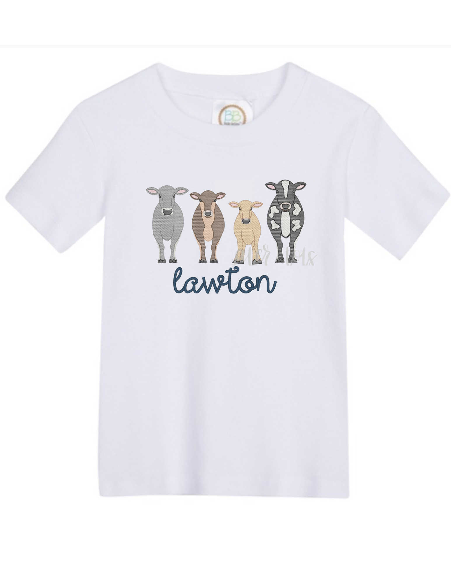 Cows Embroidery - MUDBUGSBTQ