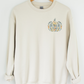 Floral Pumpkin Embroidered Sweatshirt - MUDBUGSBTQ