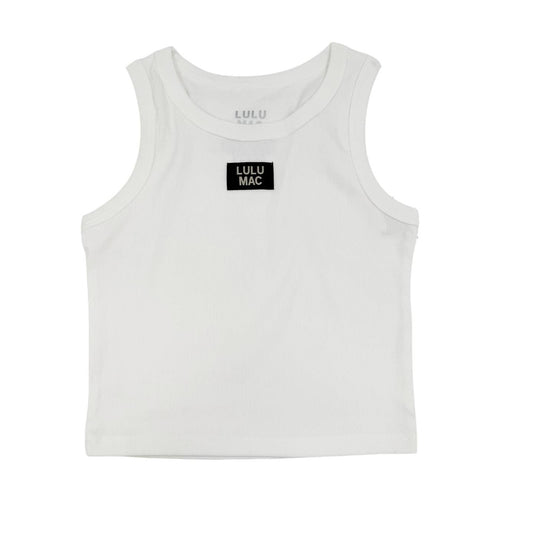 White Lulu Mac Tank