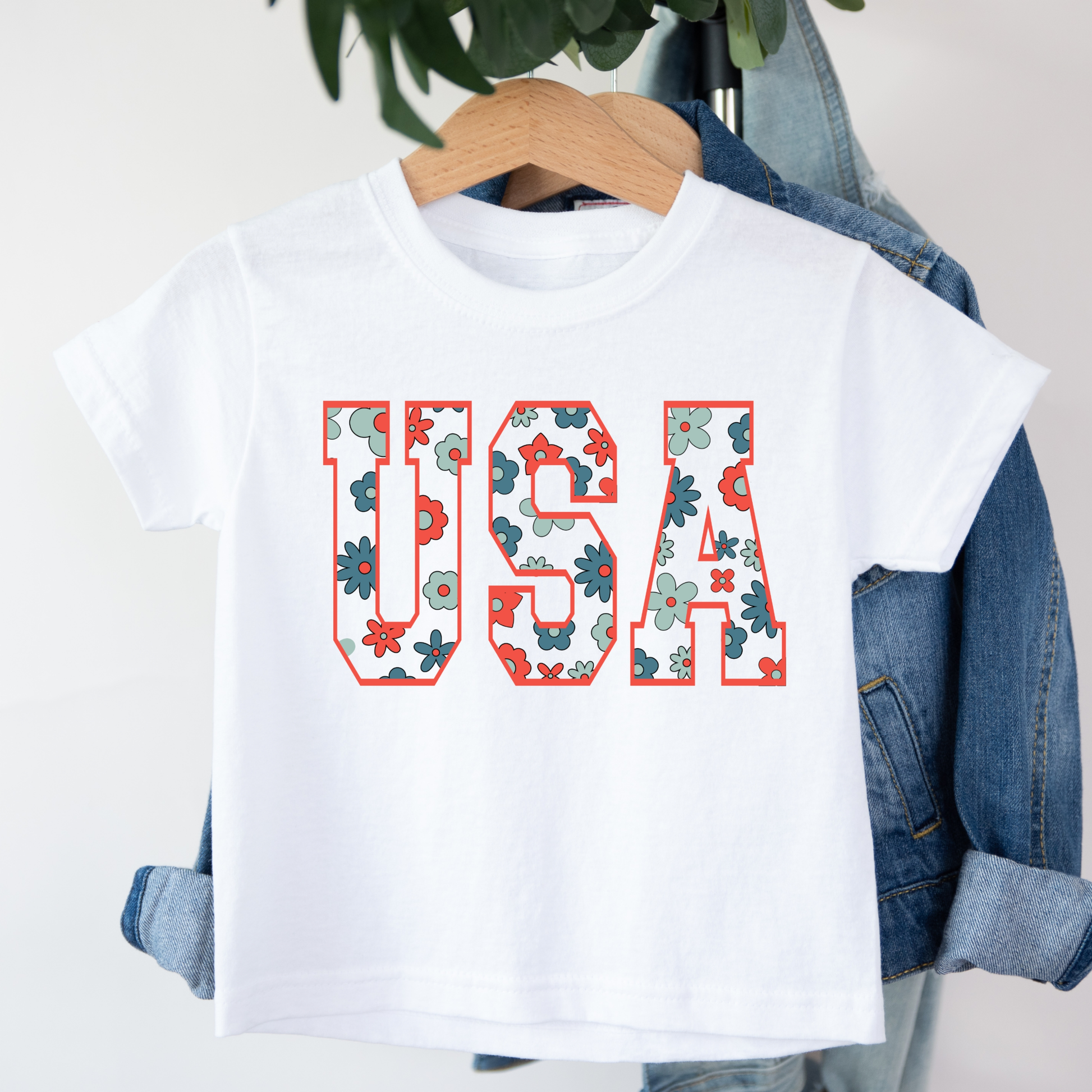 Floral USA Shirt - MUDBUGSBTQ