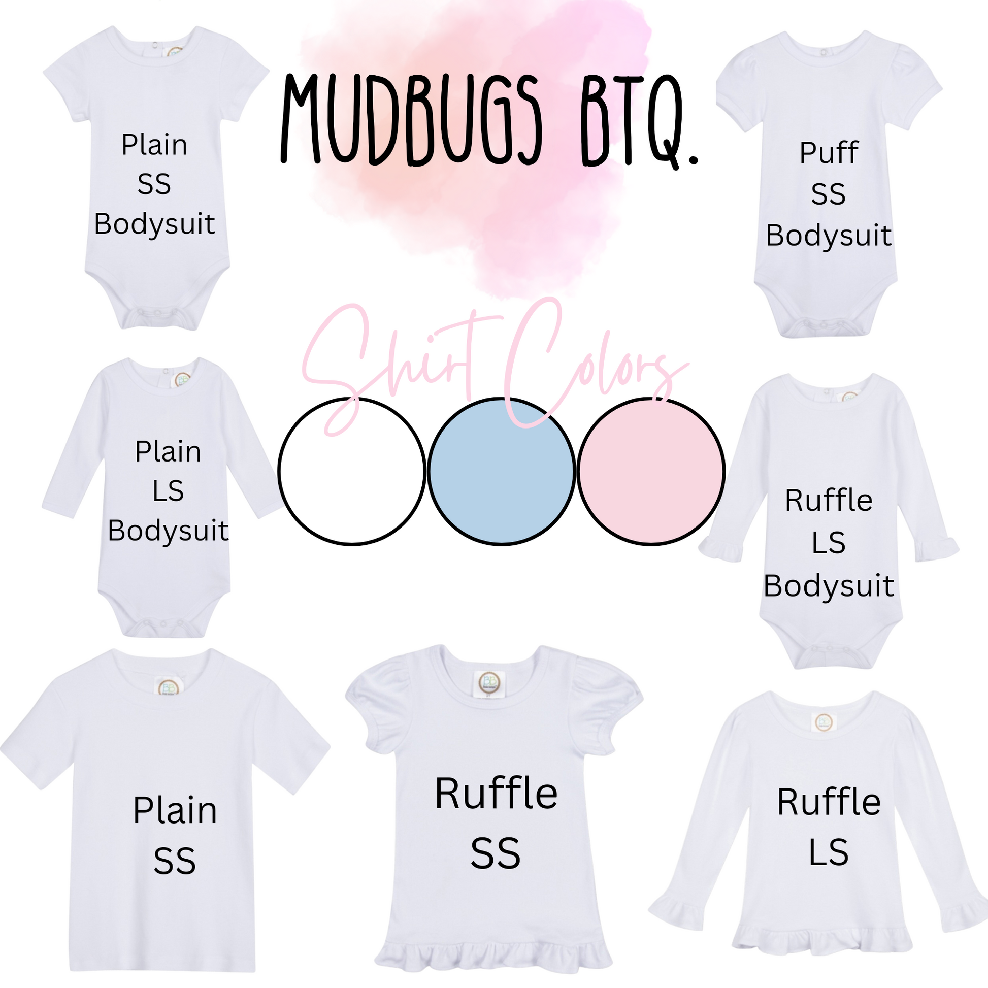 Name Embroidery Shirt - MUDBUGSBTQ