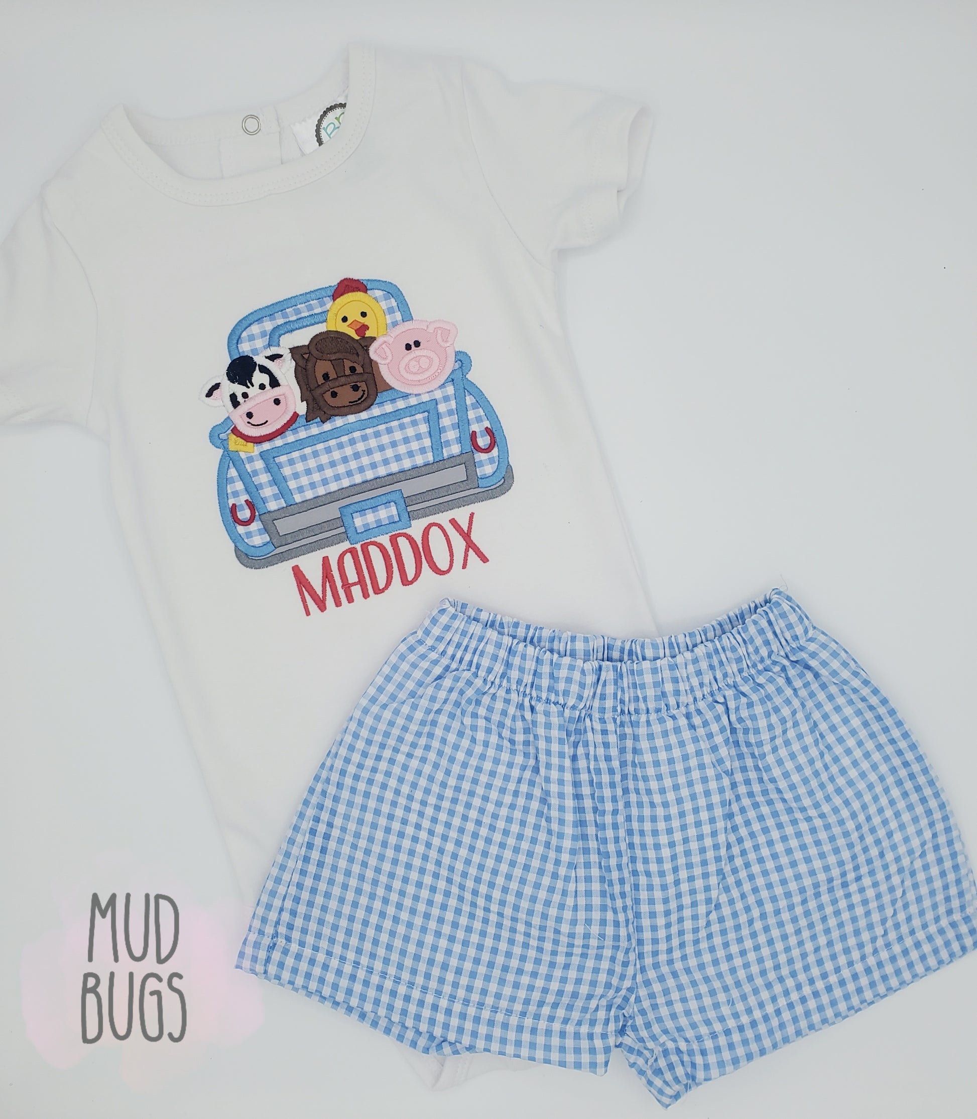 Farm Animal Top & Bottom - MUDBUGSBTQ