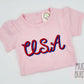 USA Embroidery Shirt - MUDBUGSBTQ