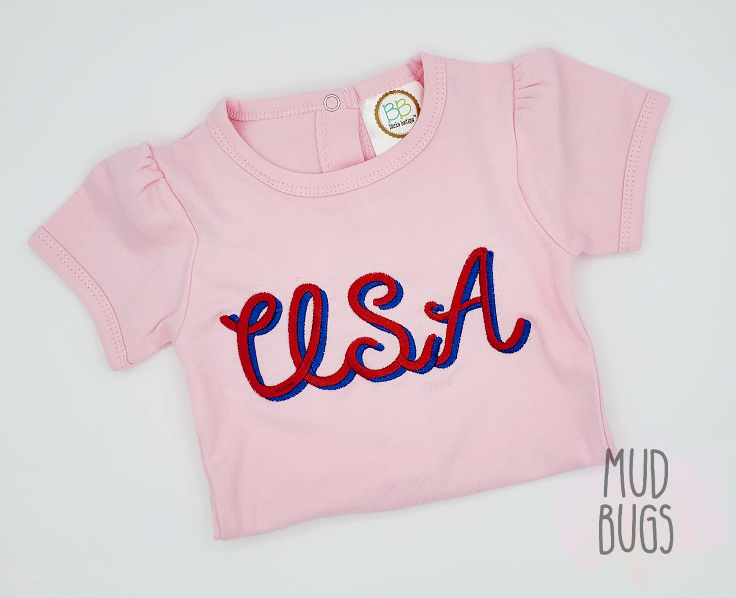 USA Embroidery Shirt - MUDBUGSBTQ