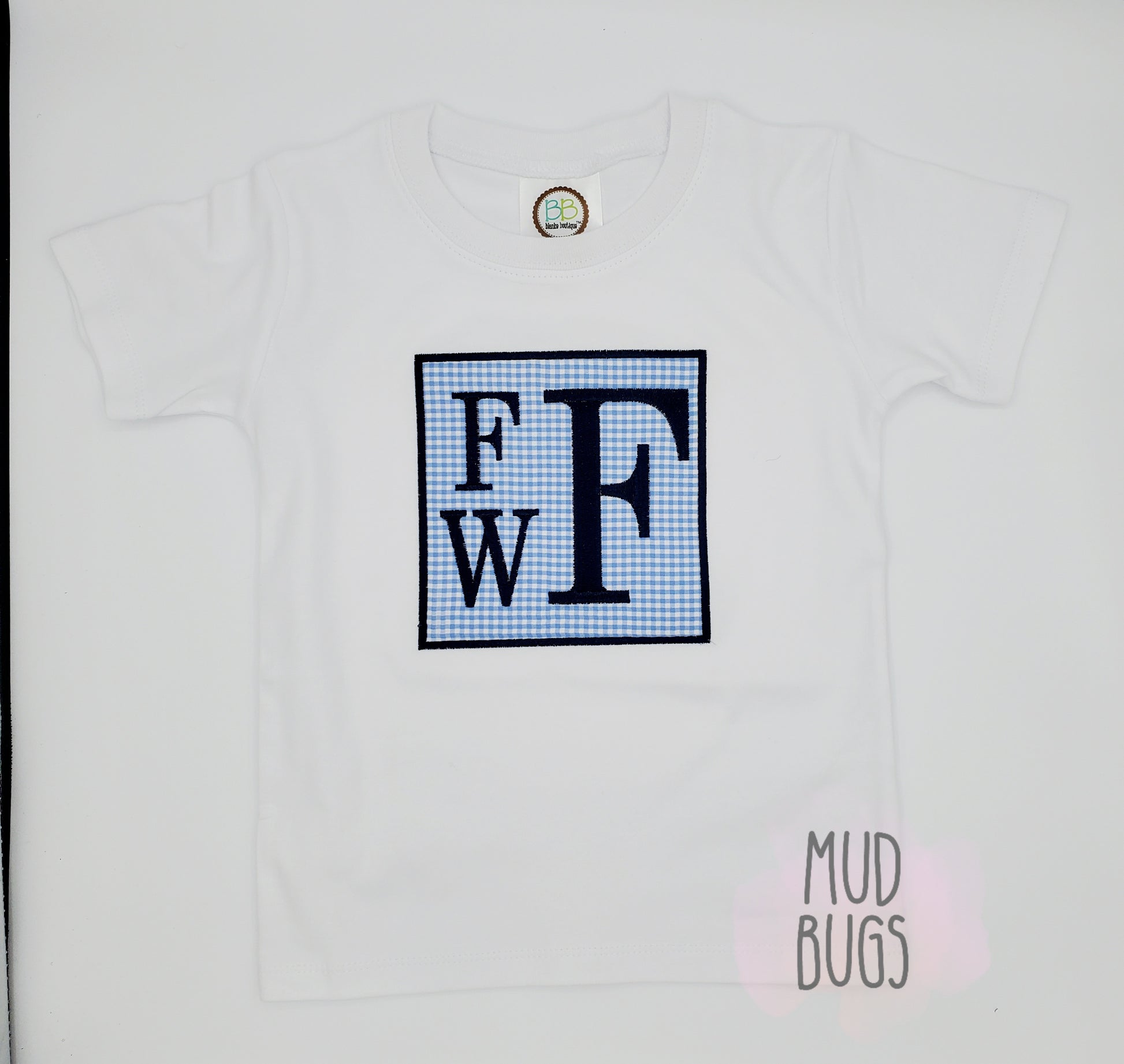 Boys Monogram Shirt - MUDBUGSBTQ