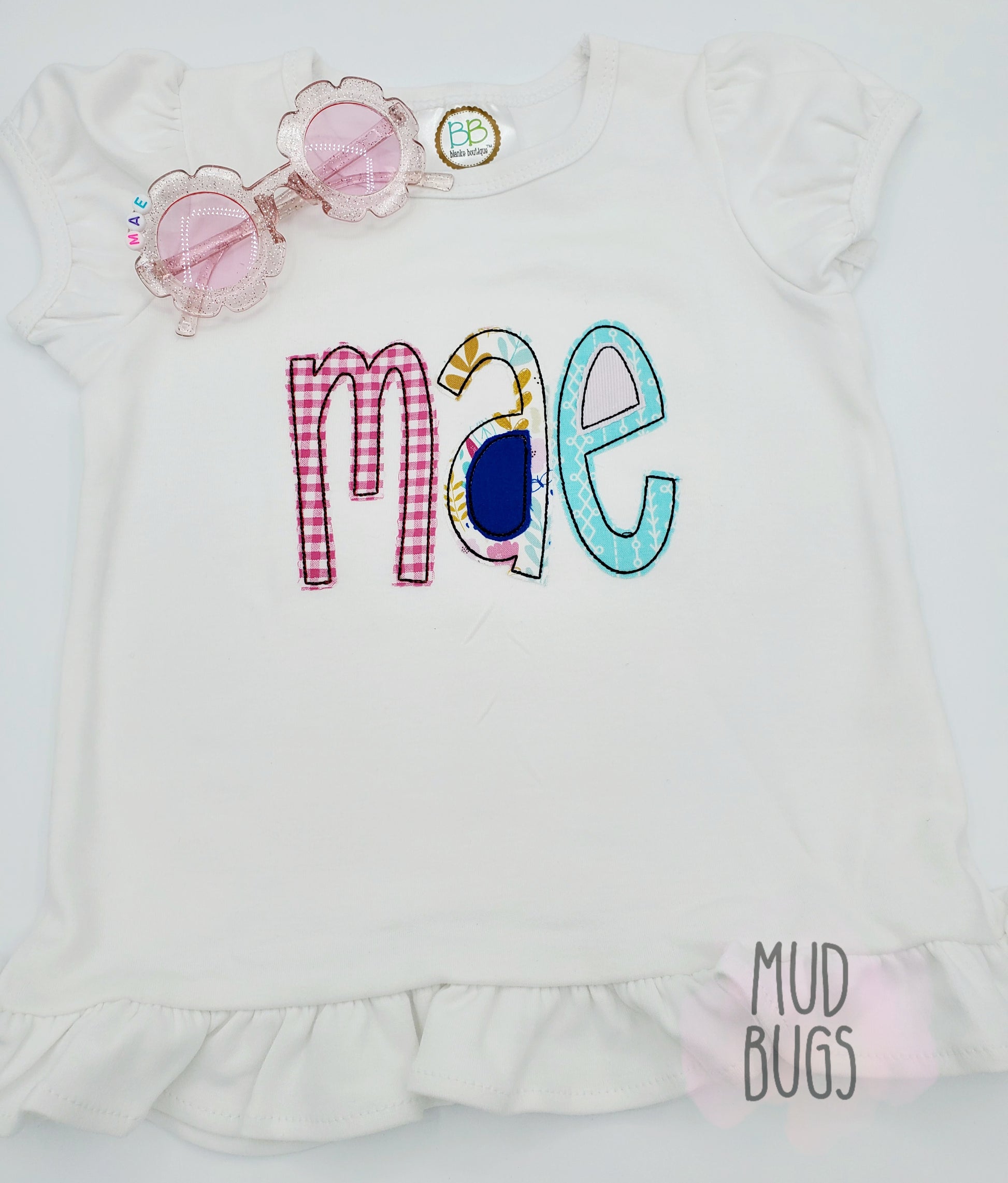 Applique Name Shirt - MUDBUGSBTQ