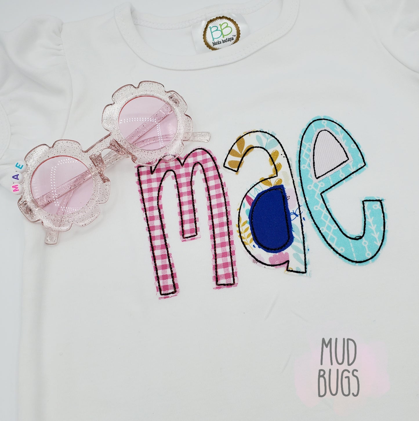 Applique Name Shirt - MUDBUGSBTQ