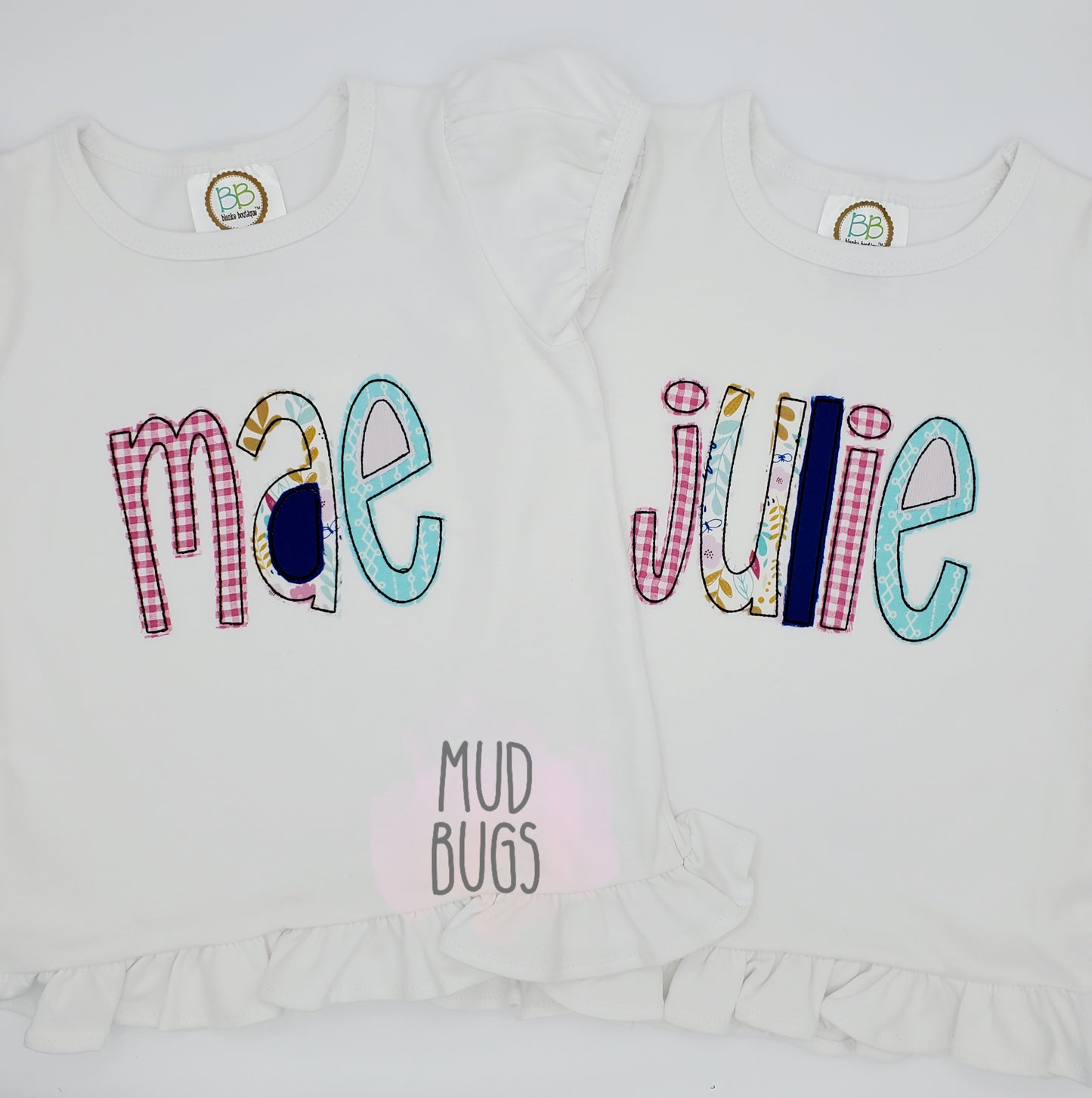 Applique Name Shirt - MUDBUGSBTQ