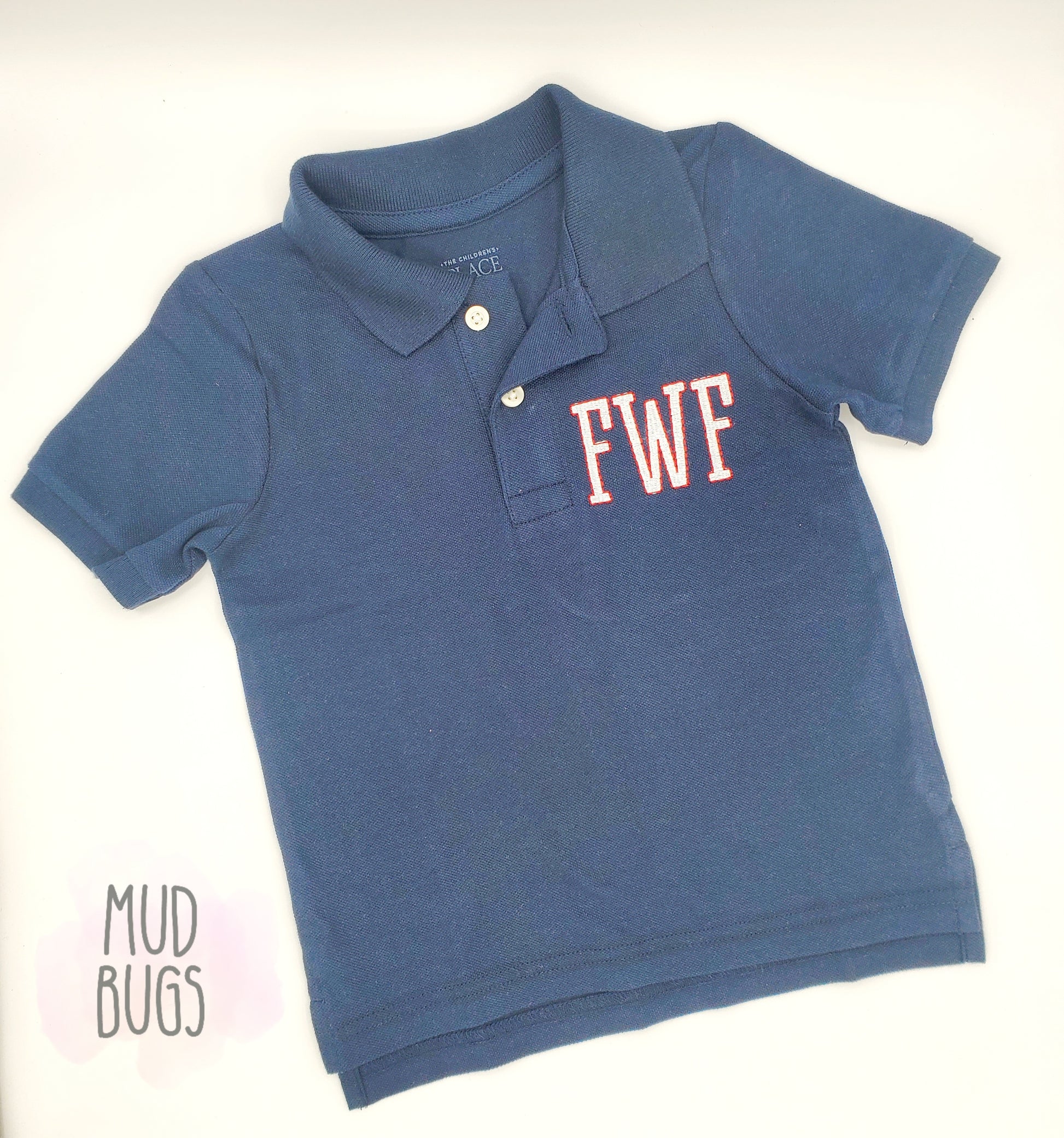 Boys Polo Monogram Shirt - MUDBUGSBTQ