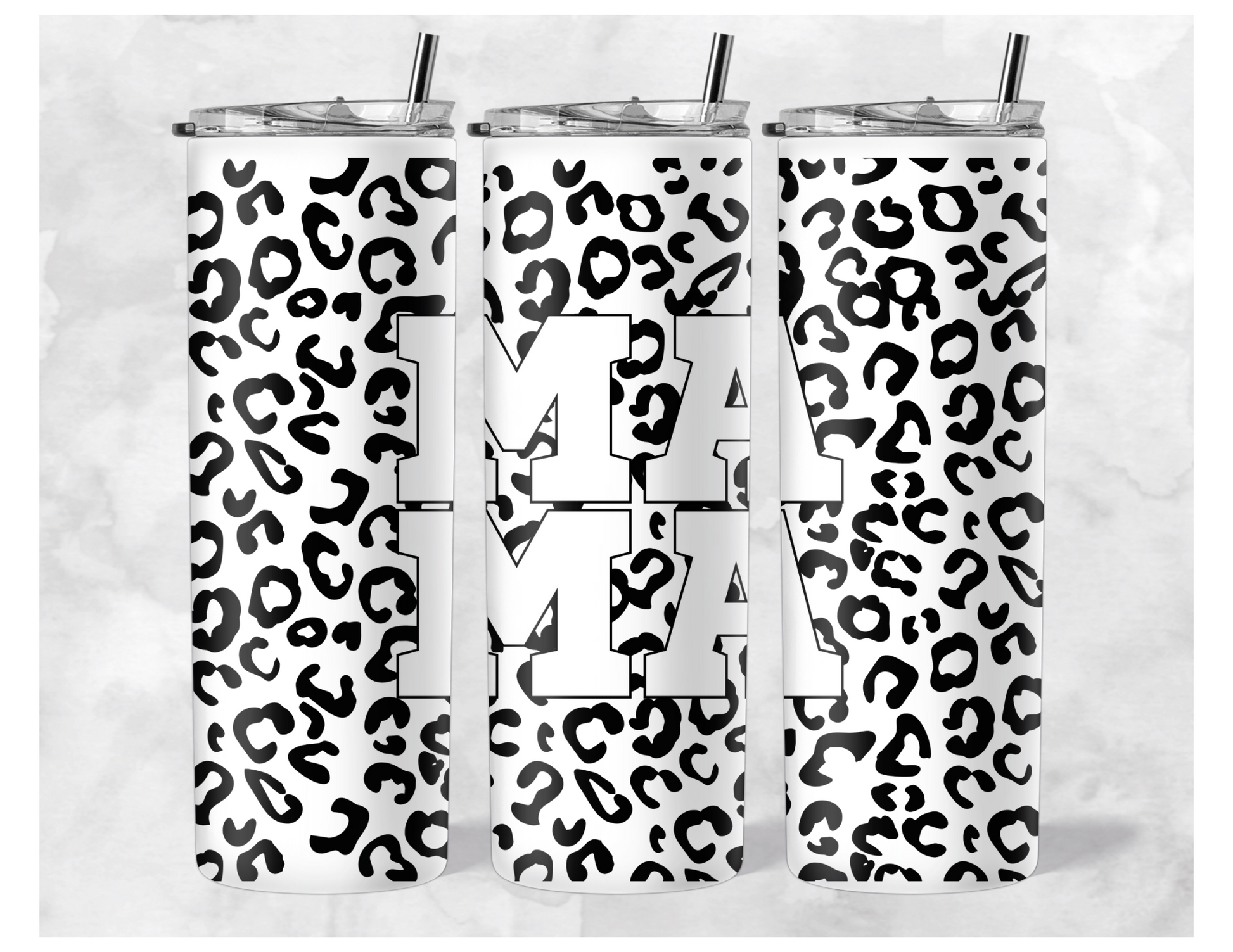 Leopard Mama Tumbler - MUDBUGSBTQ