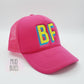 Neon Monogram Trucker Hat - MUDBUGSBTQ