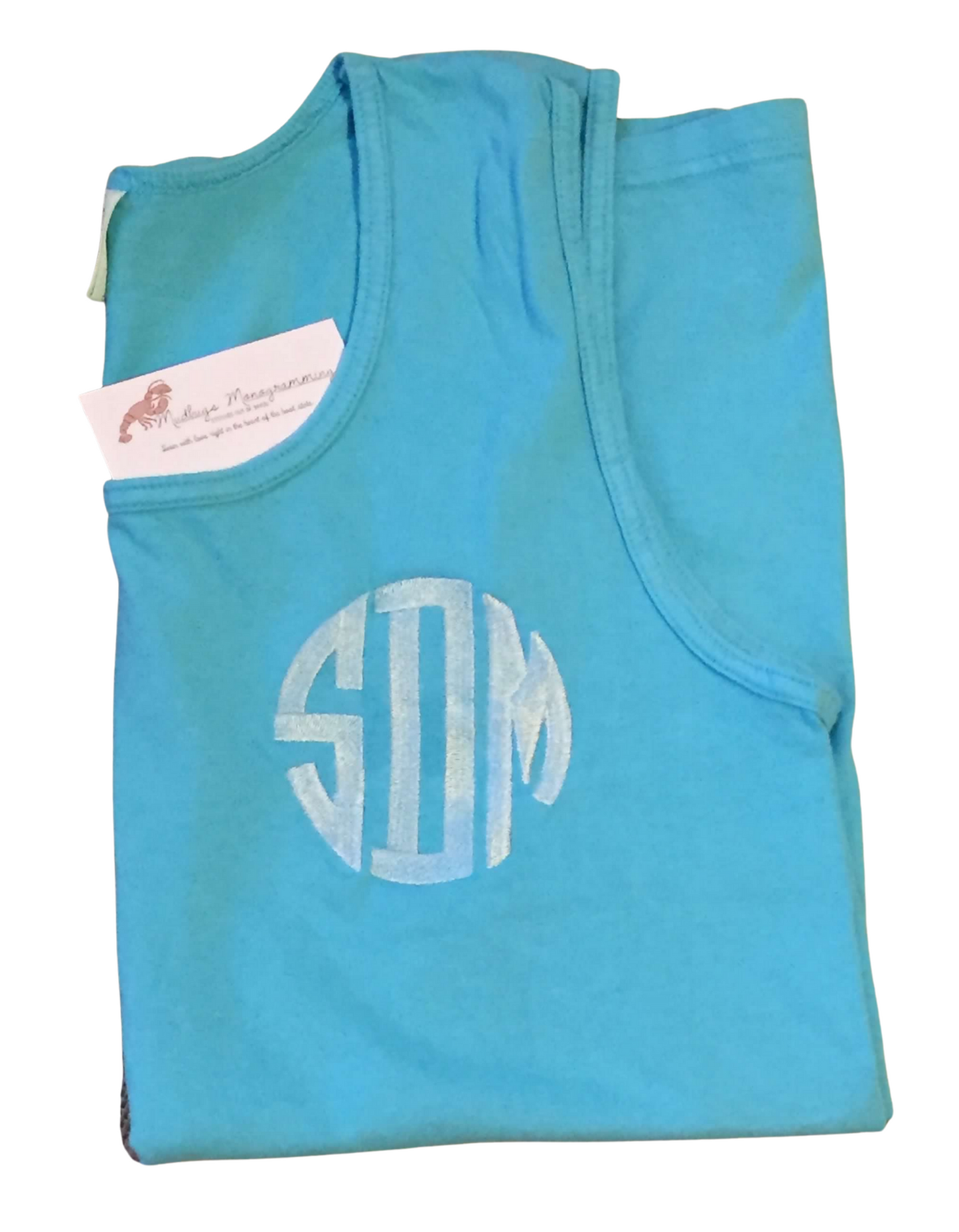 Circle Monogram Tank - MUDBUGSBTQ