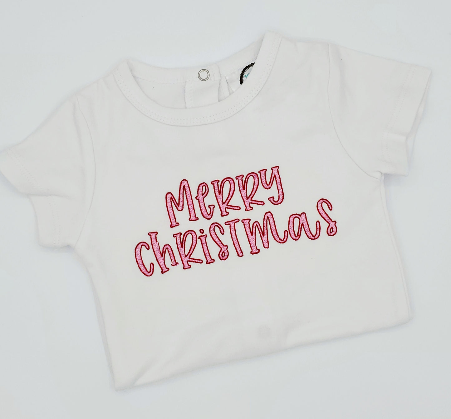 Merry Christmas Embroidery Shirt - MUDBUGSBTQ