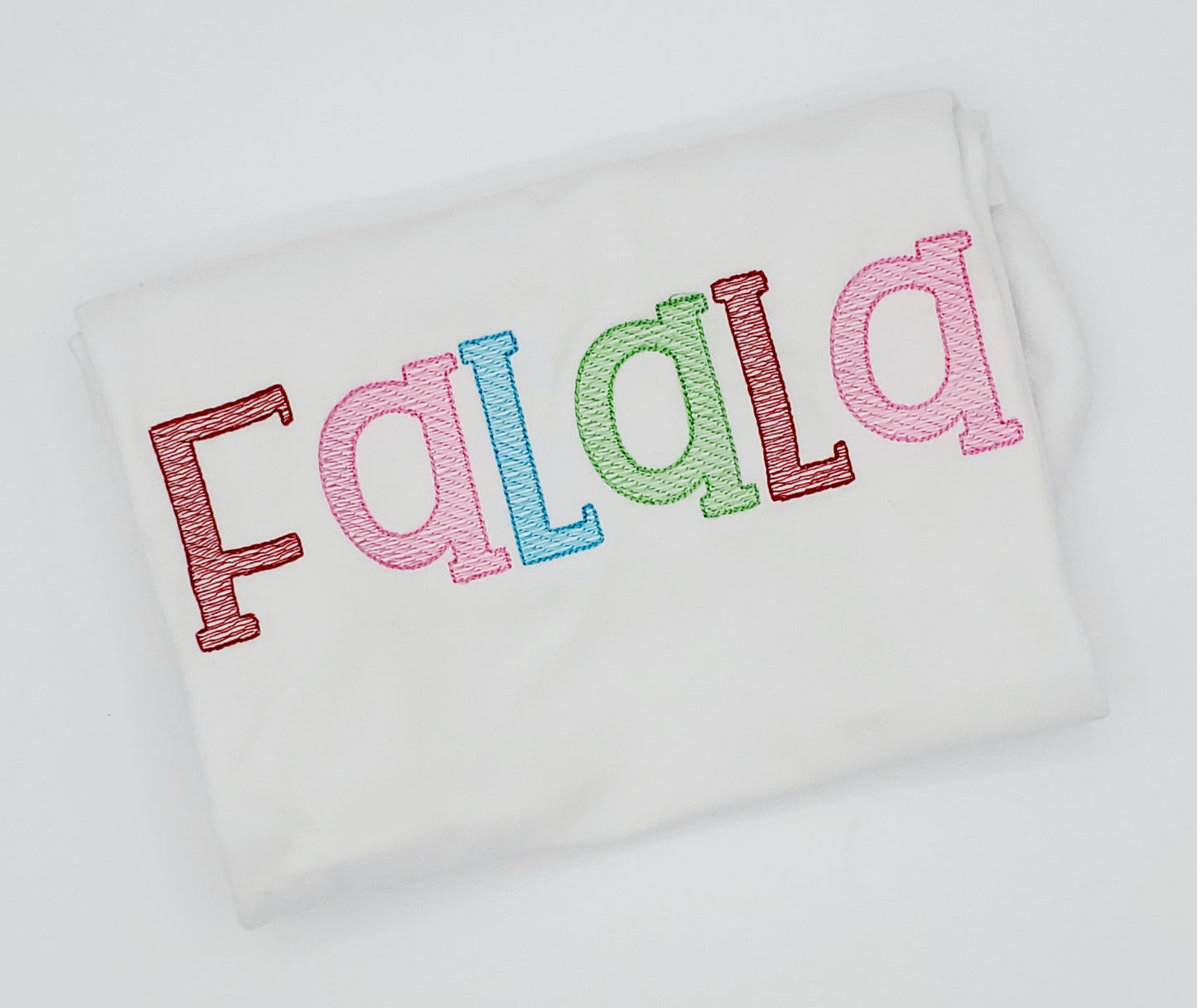 Falalala Embroidery Shirt - MUDBUGSBTQ