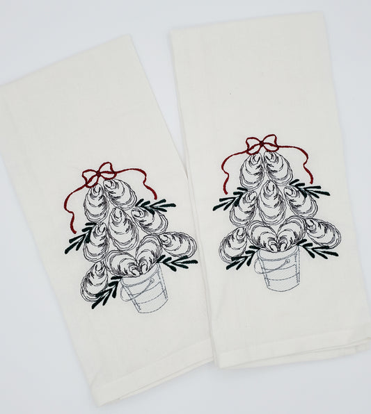 Christmas Oyster Decor Towel - MUDBUGSBTQ