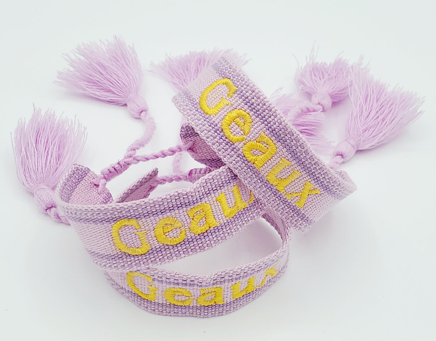 Geaux Embroidery Bracelet - MUDBUGSBTQ