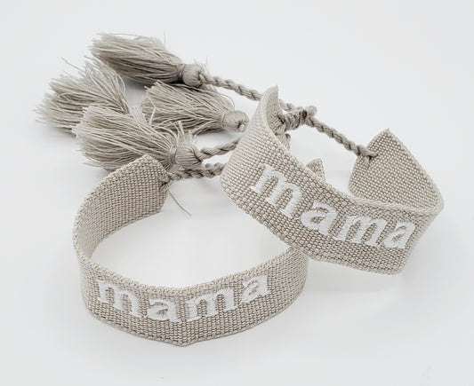 MAMA Embroidery Bracelet - MUDBUGSBTQ