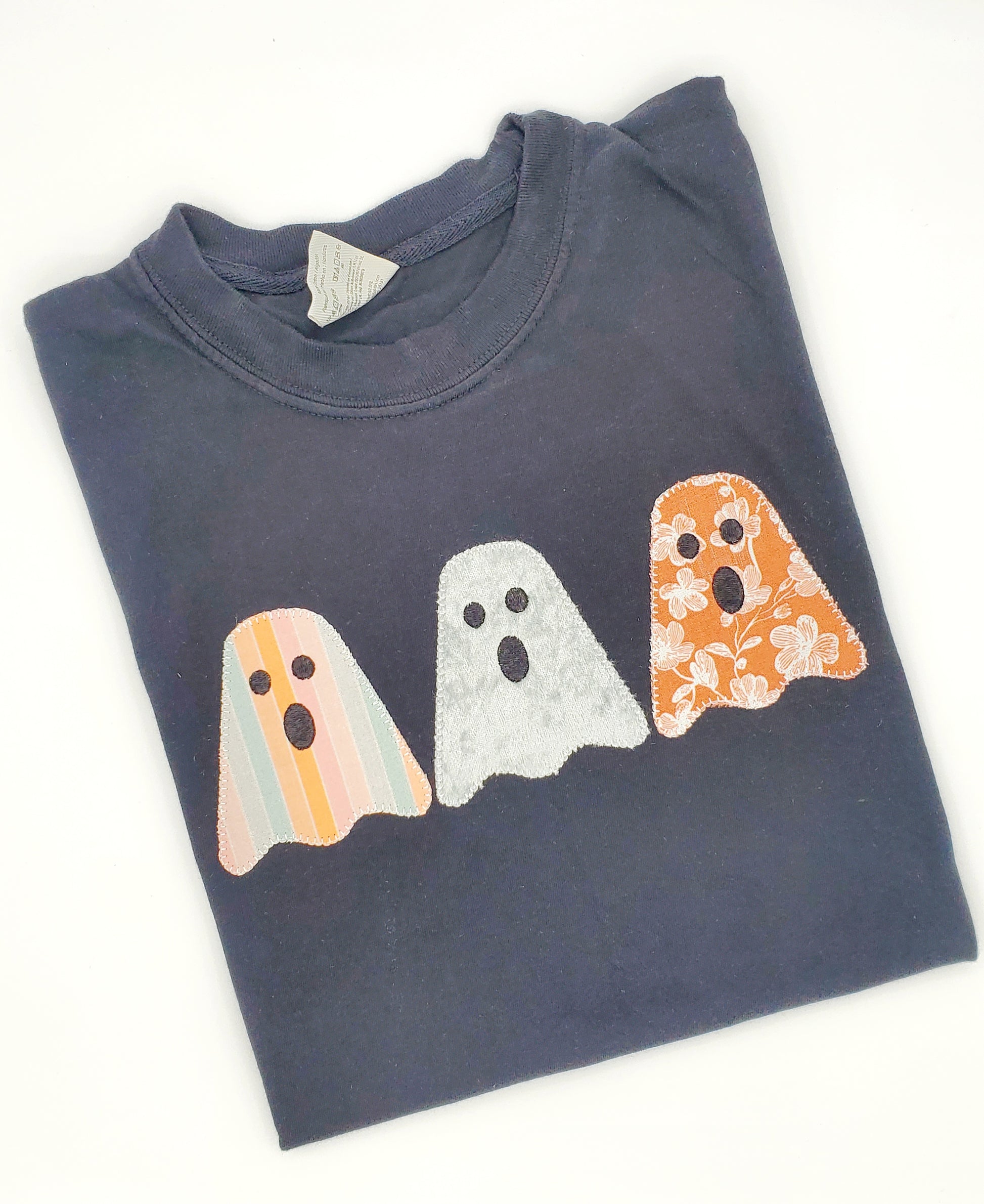 Cute Ghost Applique - MUDBUGSBTQ