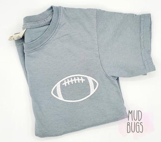 Football Pocket Tee - MUDBUGSBTQ