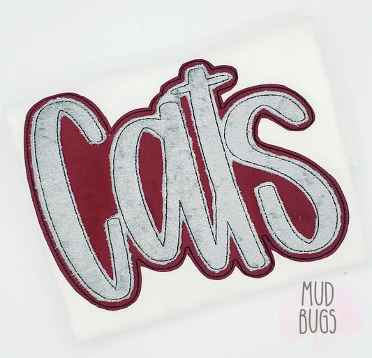 Cats Double Applique Sweatshirt