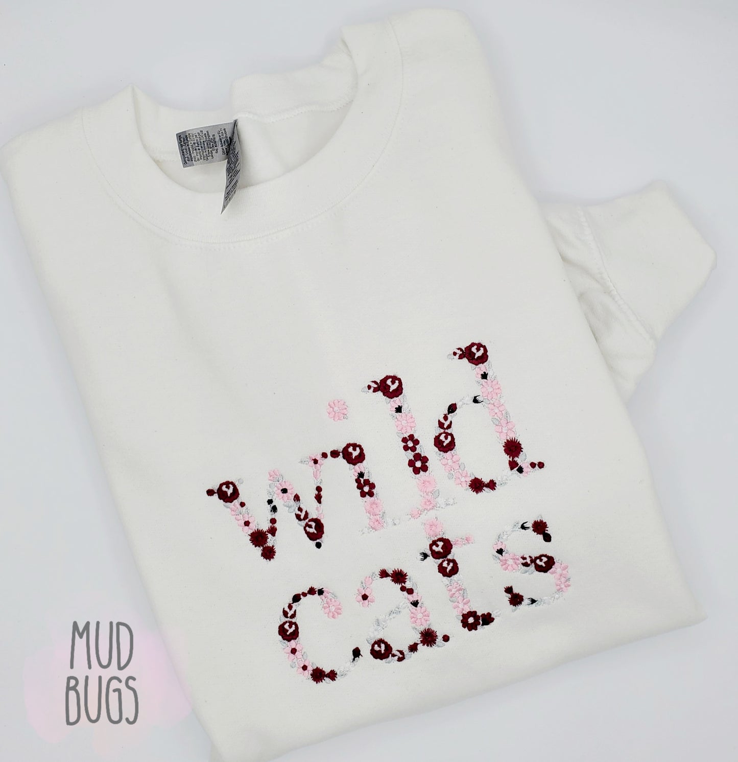 Floral Wildcat Sweatshirt - MUDBUGSBTQ