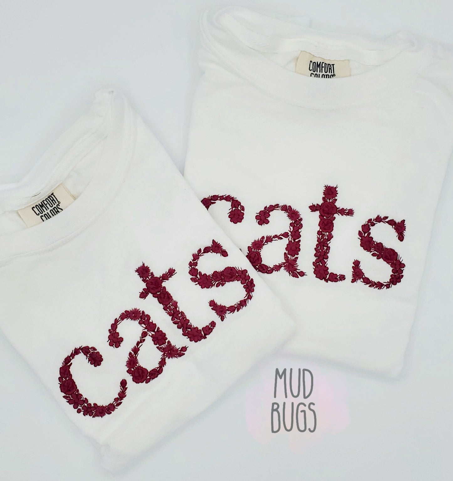 Floral Cats Tee - MUDBUGSBTQ