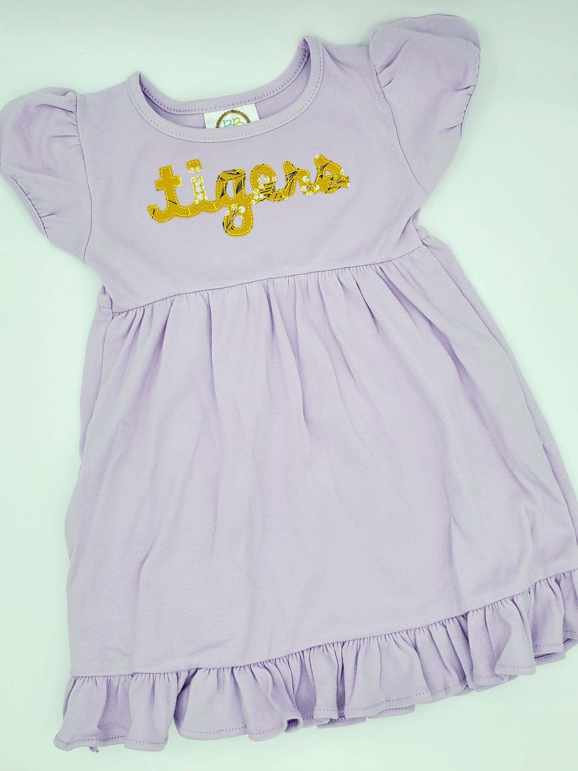 Tigers Applique Dress - MUDBUGSBTQ